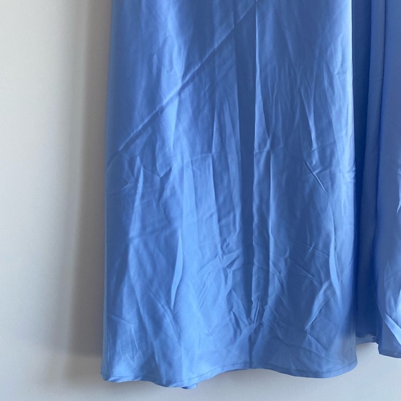Host Pick Light blue Cotton On midi satin look skirt NWT summer style size XL - Picture 8 of 9